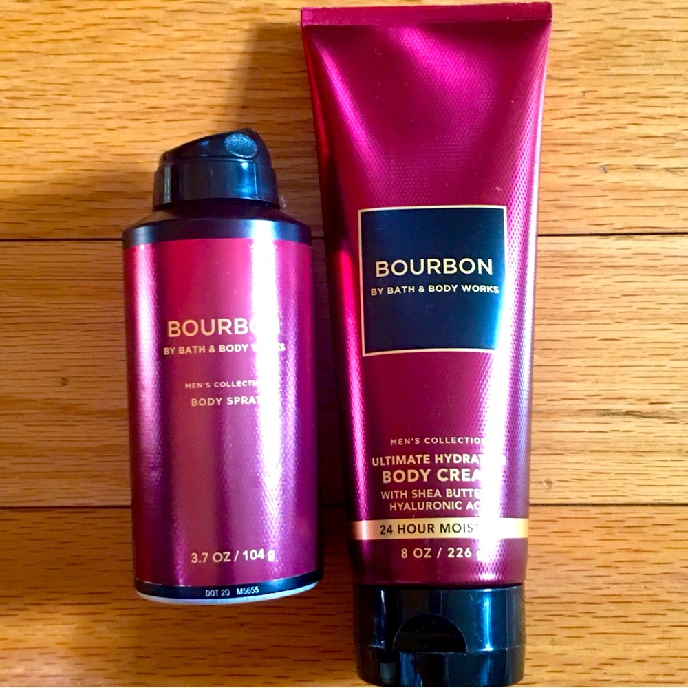 NWT Bath & Body Works Bourbon 2Piece Set For Men